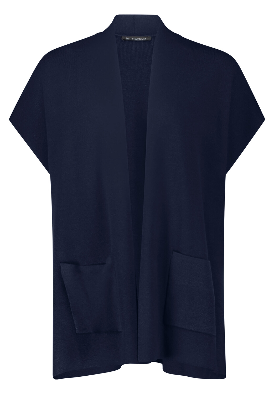 

Кардиган Betty Barclay Strick Cape mit Seitenschlitzen, темно-синий