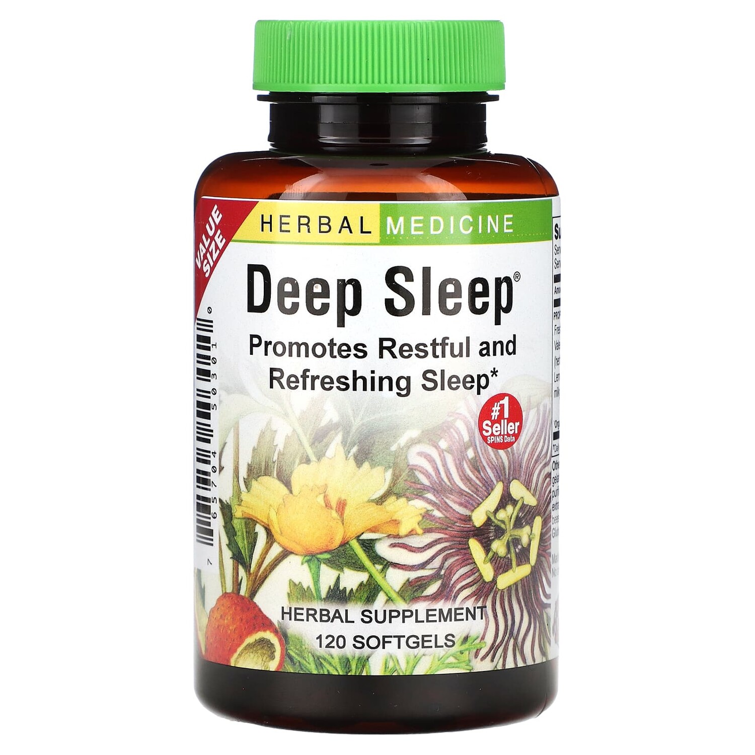 

Deep Sleep, 120 капсул быстрого действия, Herbs Etc.