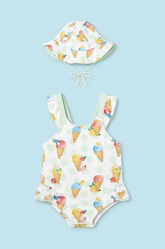 

Mayoral Newborn Сплошной детский купальник, зеленый