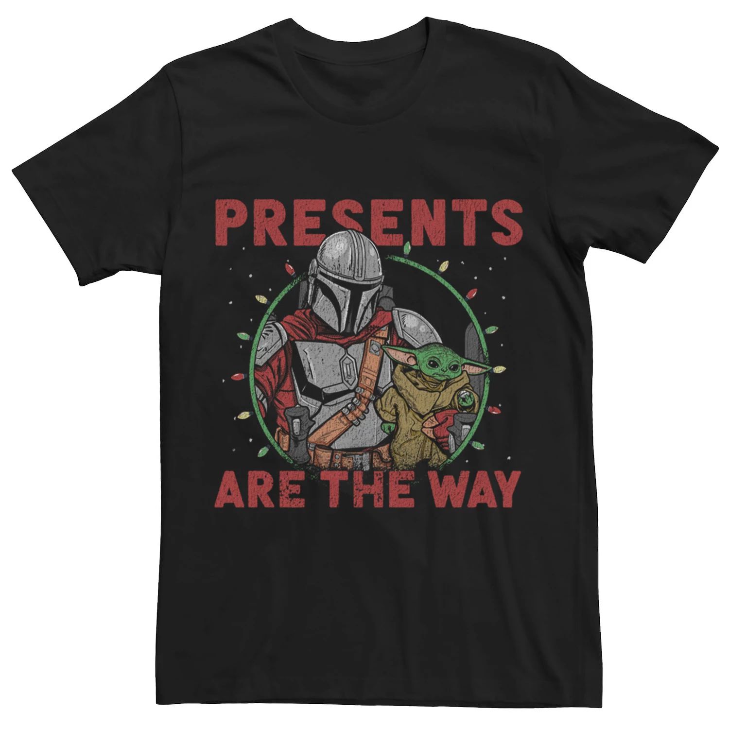 Мужская рождественская футболка «Мандалорцы» — это то, что нужно Star Wars
