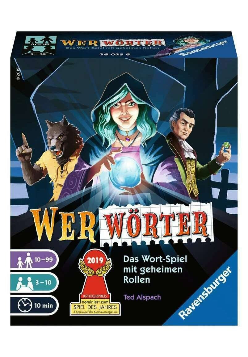 

Настольная игра WERWÖRTER Ravensburger, цвет mehrfarbig