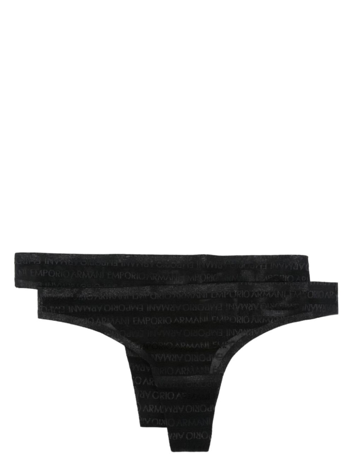 

Emporio Armani комплект из двух трусов-брифов с жаккардовым логотипом, черный
