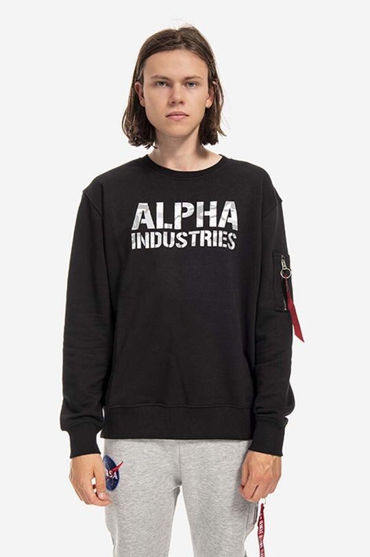 

Фуфайка Alpha Industries, черный