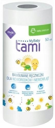 Хлопковые полотенца для новорожденных и малышей, 50 шт. Tami MyBaby, Colfarm colfarm травы в таблетках шалфей 30 таблеток