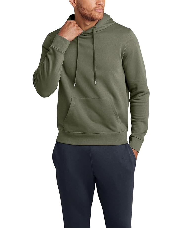 

Худи Tommy John French Terry, цвет Deep Lichen Green
