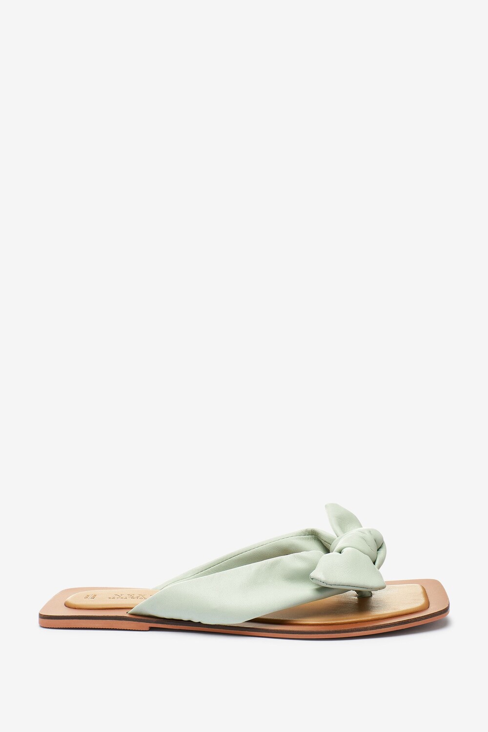 

Кожаные шлепанцы Forever Comfort с бантом Next, зеленый
