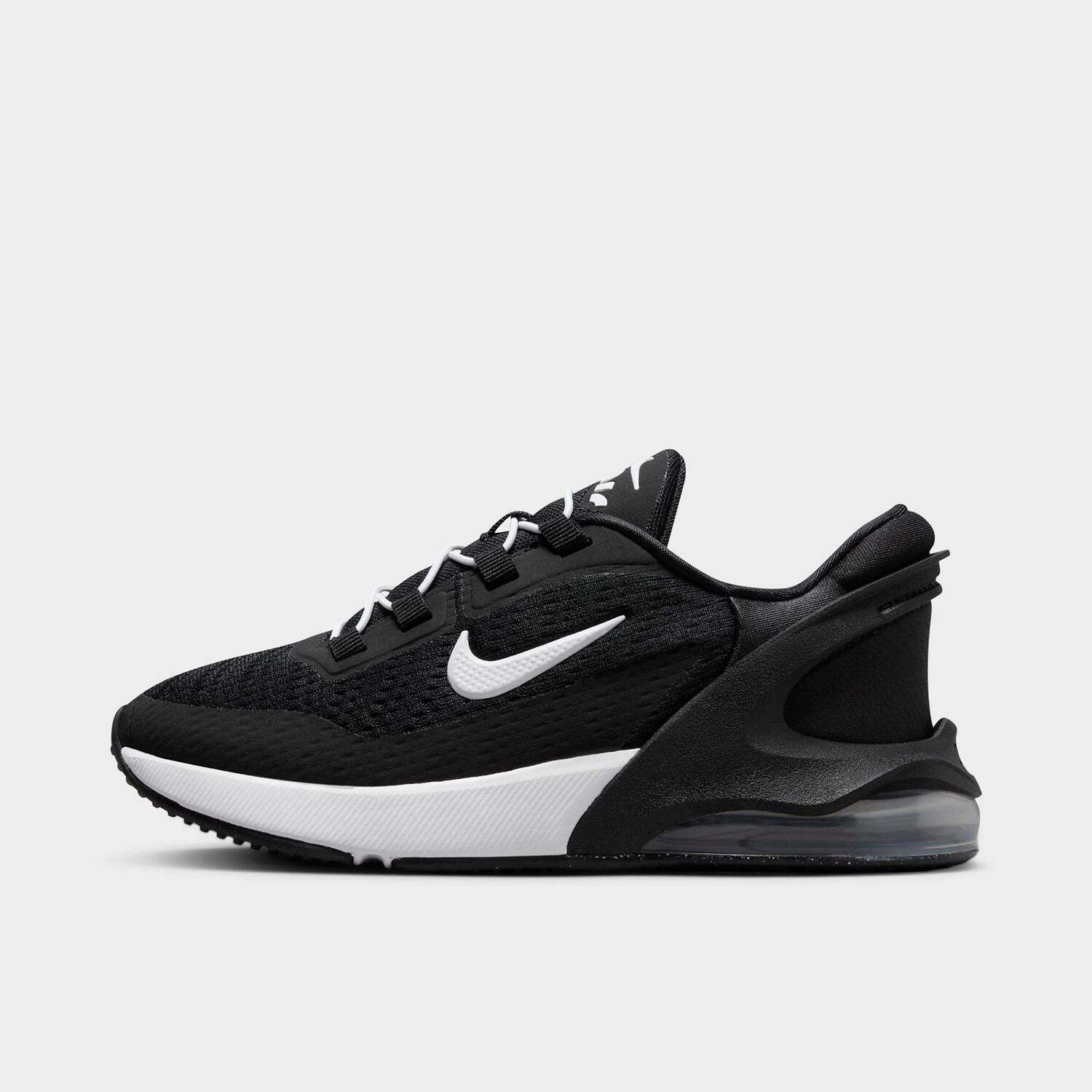

Повседневная обувь из эластичного кружева для маленьких детей Nike Air Max 270 GO, черный