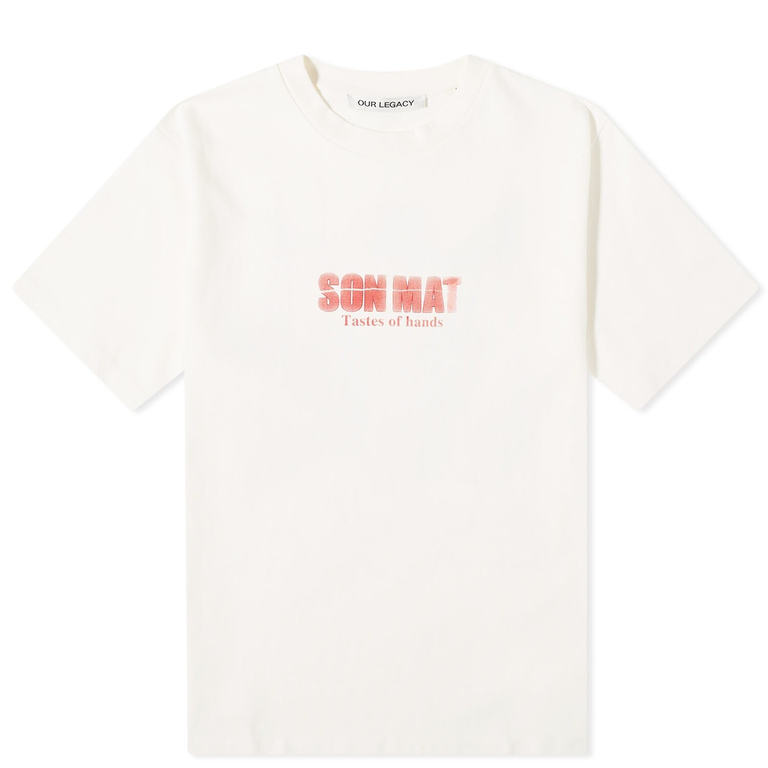

Футболка Our Legacy Box Son-Mat Print T-Shirt, белый