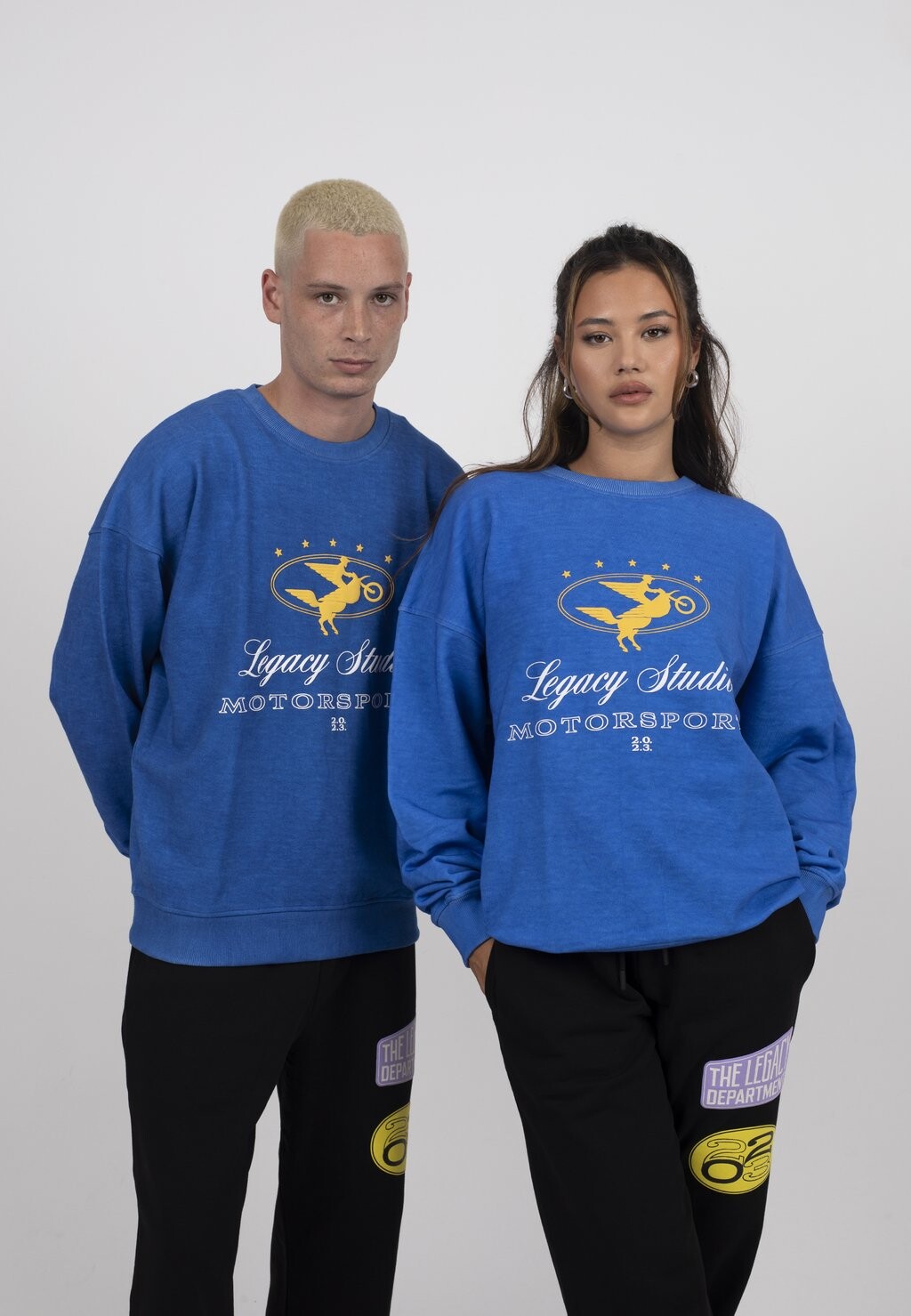 

Толстовка Unisex LEGACY STUDIOS, цвет washed blue