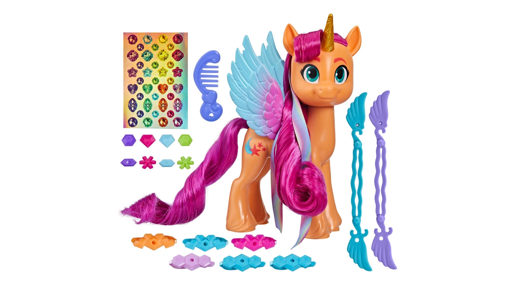 Hasbro Радужные прически My Little Pony Sunny Starscout мой маленький пони знакомимся с пони книжка на пружине