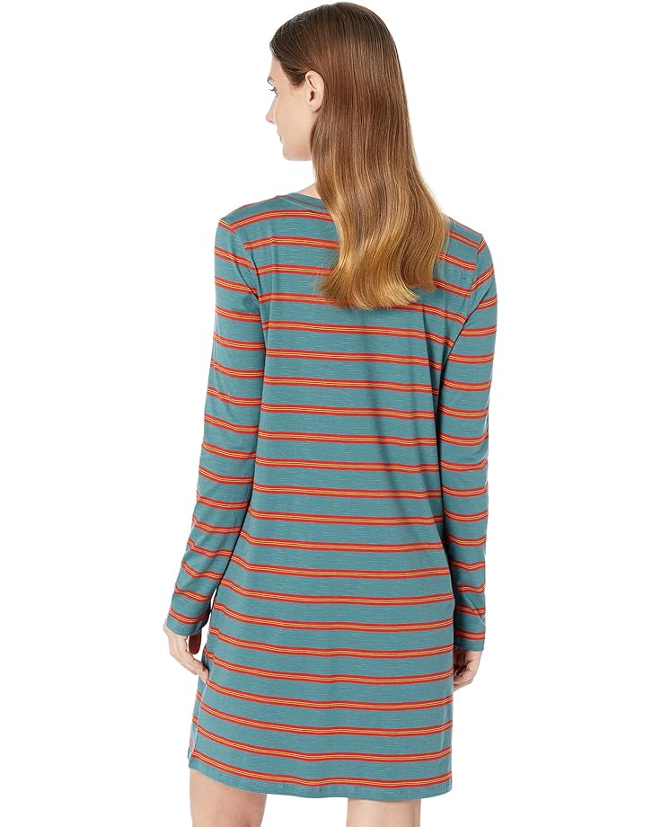 цена Платье Toad&Co Windmere II Long Sleeve Dress, цвет Silver Pine 90's Stripe