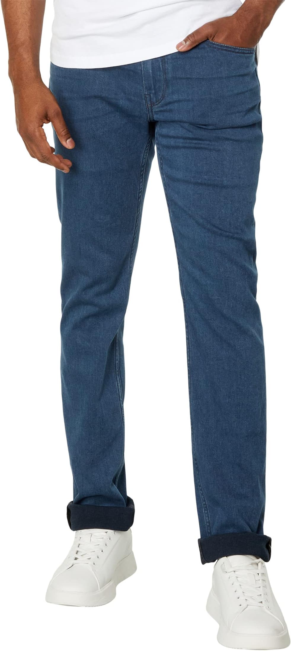 цена Джинсы Federal Transcend Slim Straight Fit Jeans Paige, цвет Sheridan