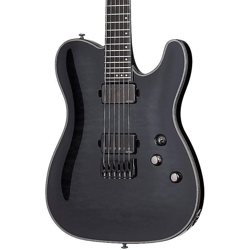 

Электрогитара Schecter Guitar Research Hellraiser Hybrid PT Electric Transparent Black Burst