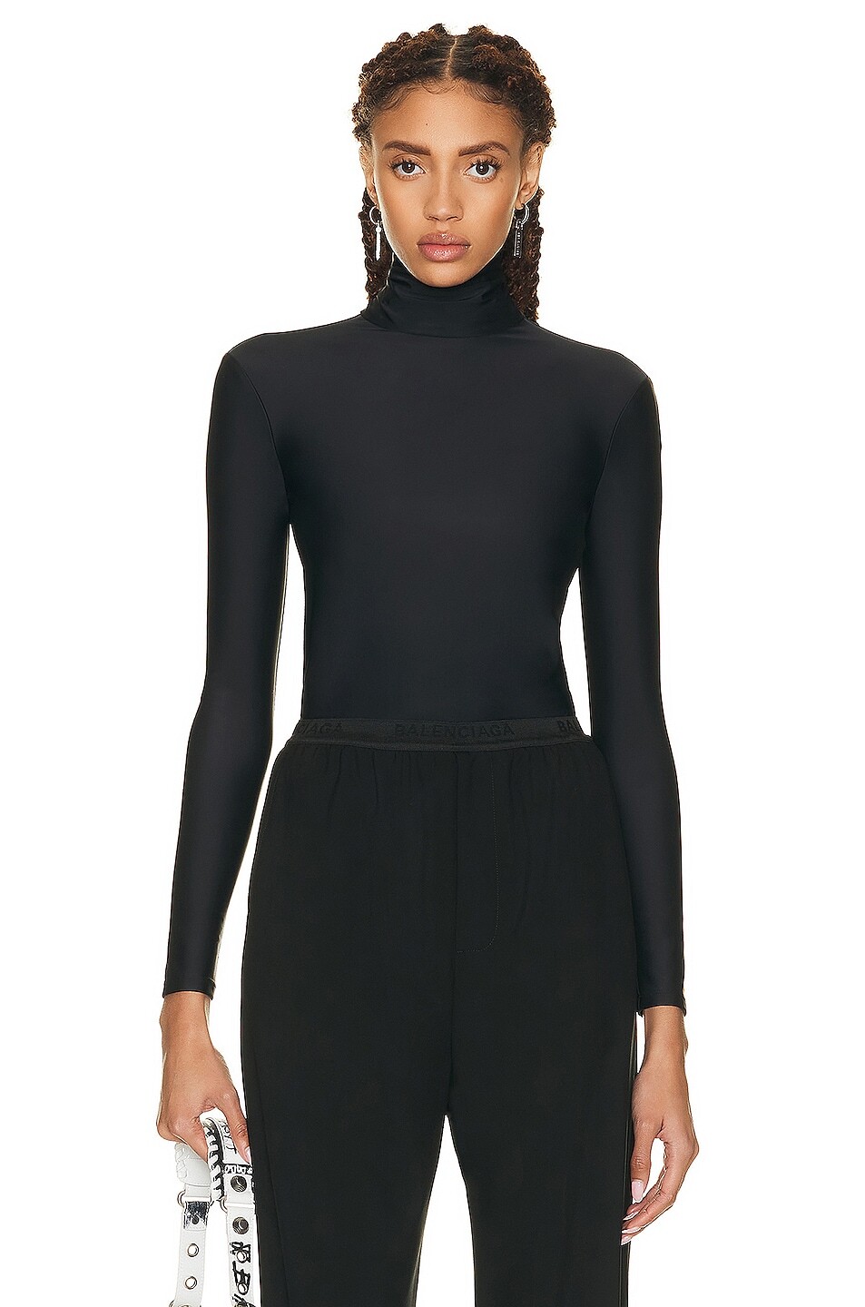 

Топ Balenciaga Knotted, черный