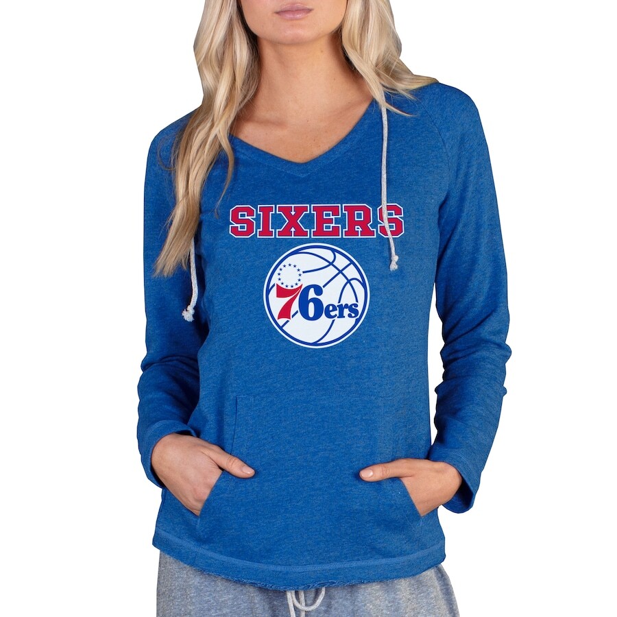 

Футболка с длинным рукавом Concepts Sport Philadelphia 76Ers, роял