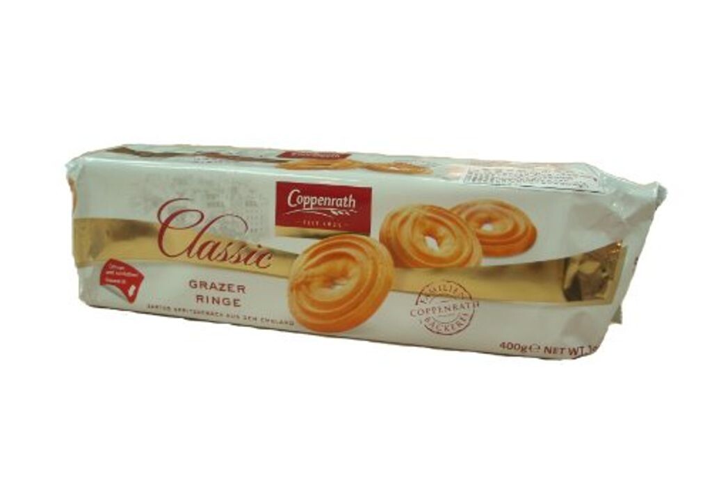 

Coppenrath Classic Grazer Rings, кольца для песочного печенья, 400 г, 3 шт. в упаковке Coppenrath