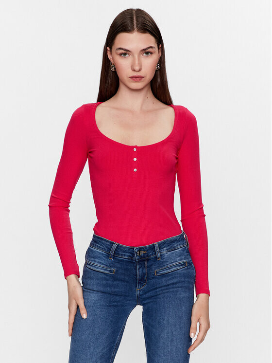 

Узкая блузка Guess, розовый