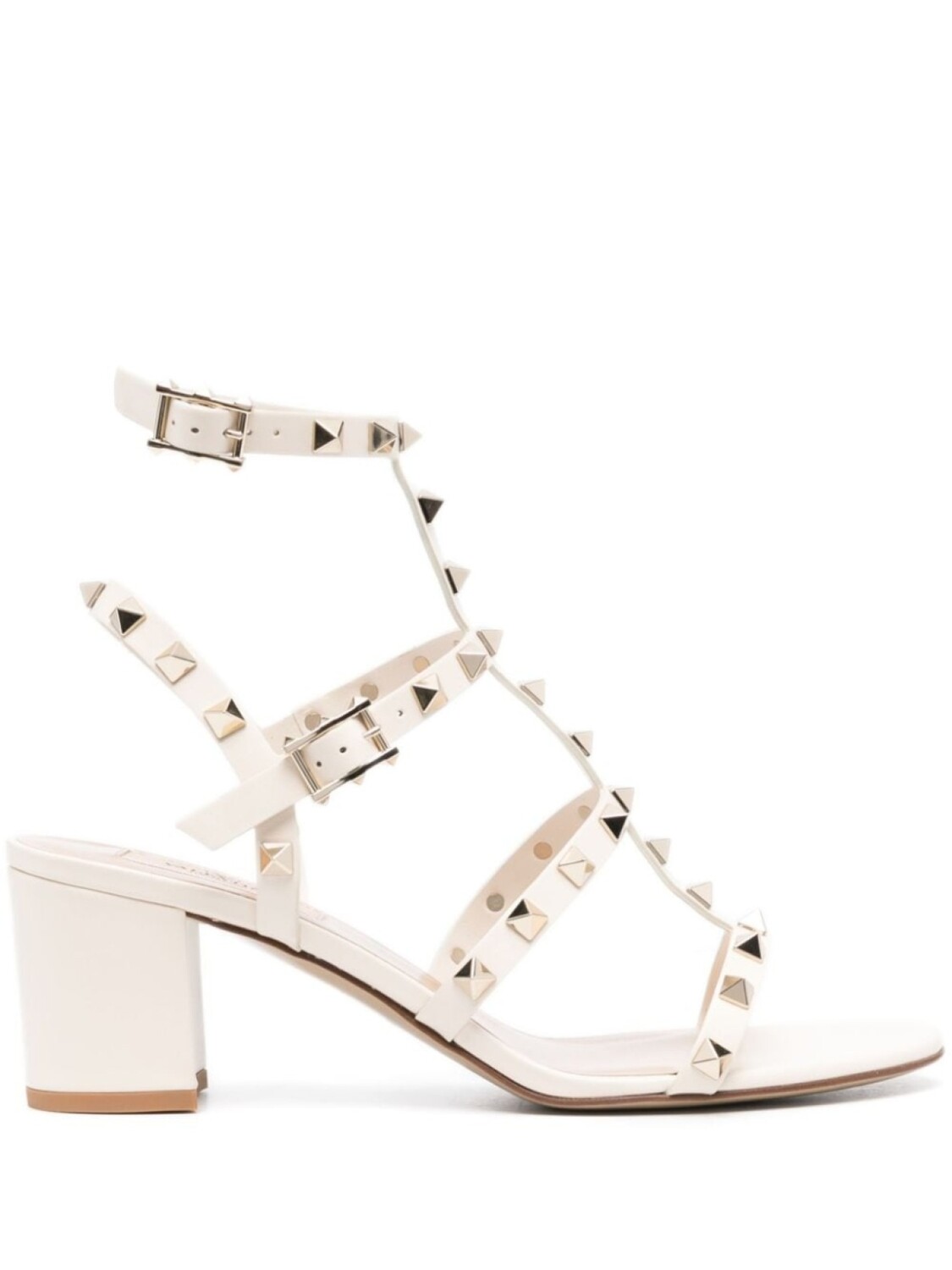 

Valentino Garavani босоножки Rockstud 60, нейтральный цвет