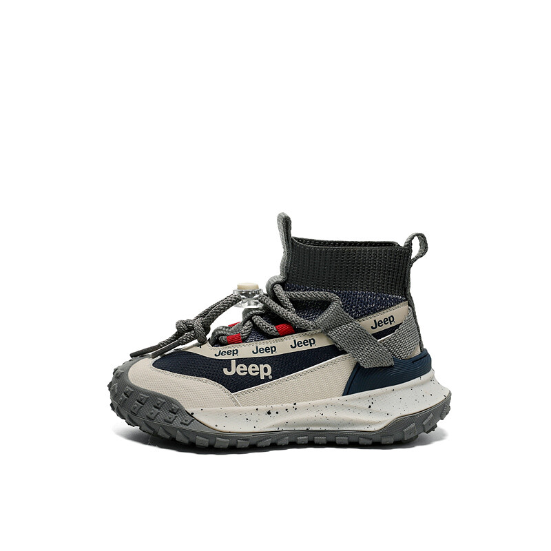 

Кроссовки Jeep Kids Lifestyle Shoes Kids High-top Chinese Red/Legend Blue, красный/синий