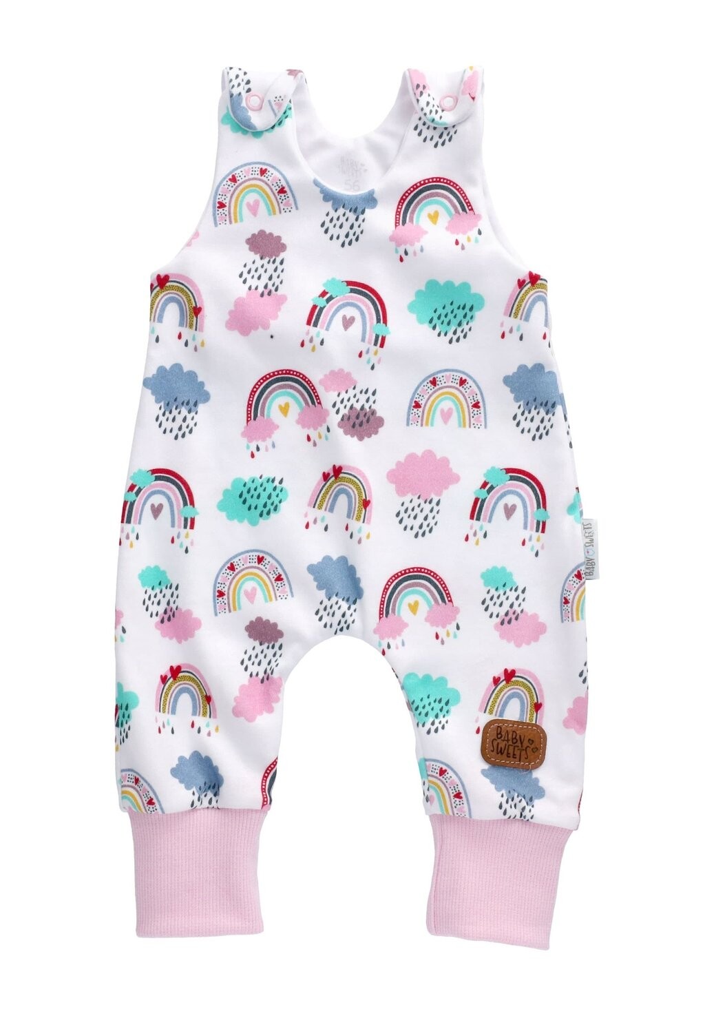 

Комбинезон TIERWELTEN Baby Sweets, цвет white light pink