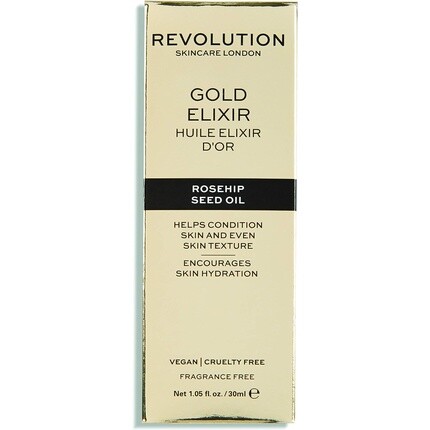 

Revolution Skincare London Питательное масло с маслом золота и семян шиповника, 30 мл, Revolution Beauty