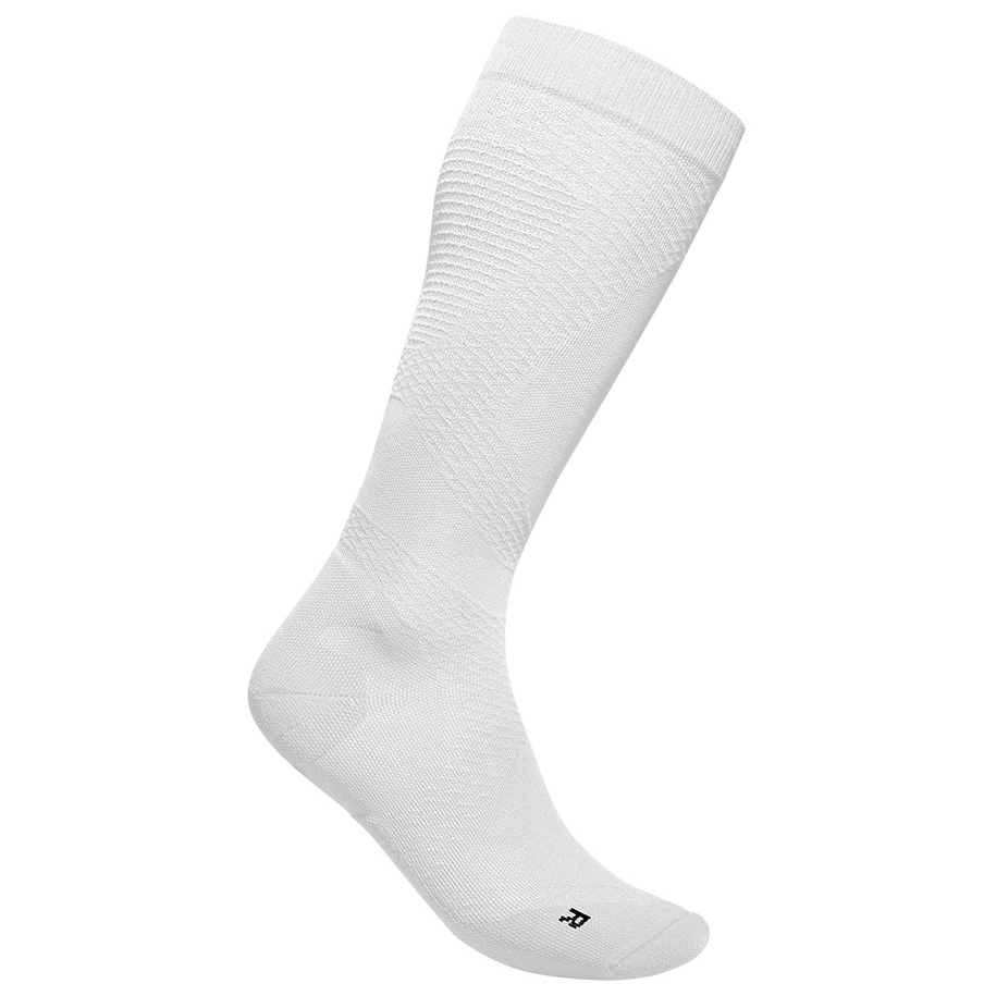 Компрессионные носки Bauerfeind Sports Run Ultralight Compression Socks, белый compression socks compression zip socks 5 pairs elastic leg socks open toe compression sock sport running