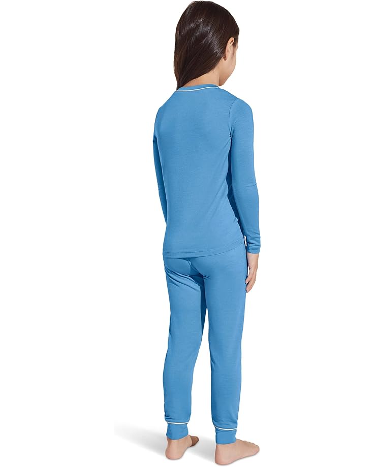 

Пижамный комплект Eberjey Gisele - Mini Long PJ Set, цвет Azure/Ivory