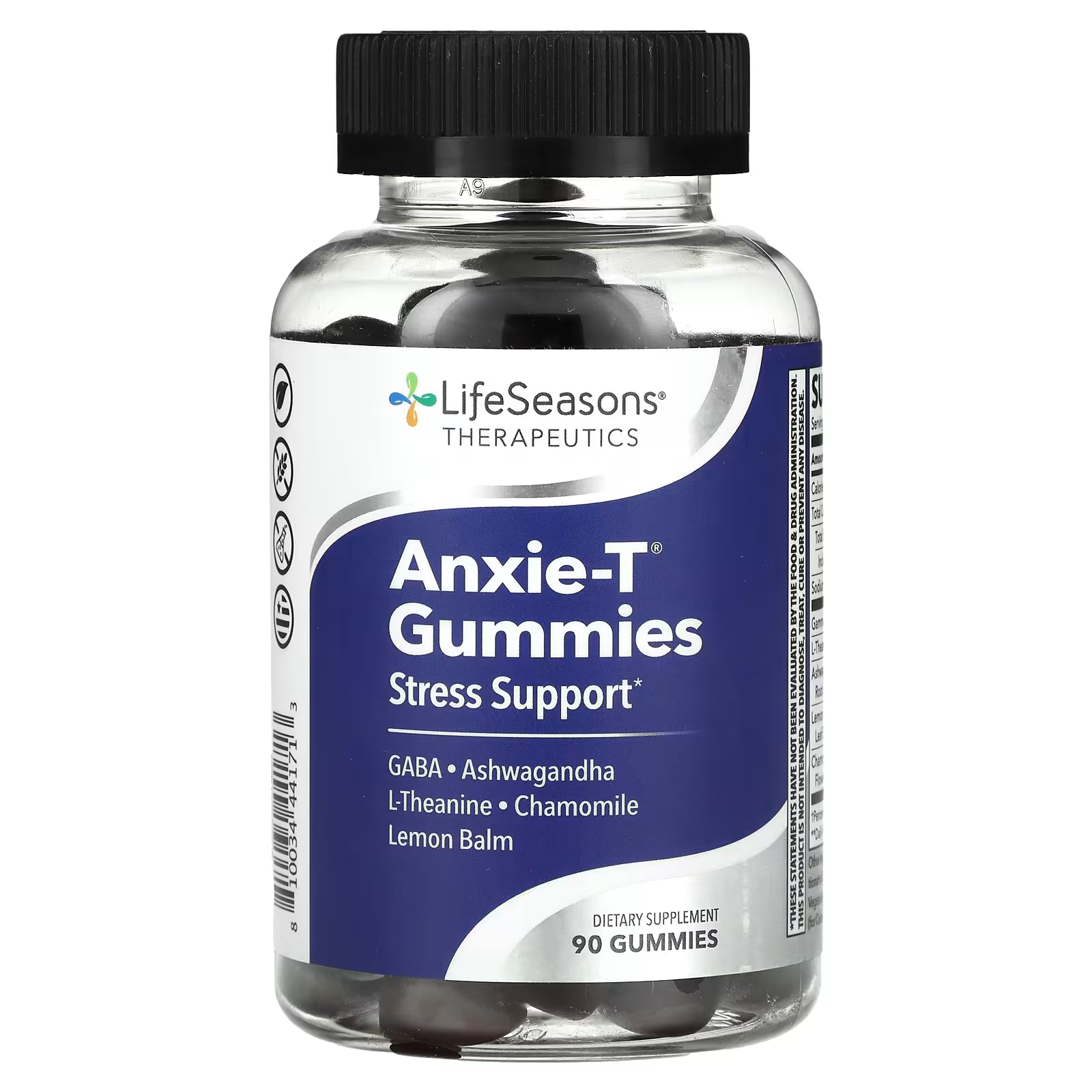 Пищевая добавка LifeSeasons Anxie-T от стресса, 90 жевательных конфет