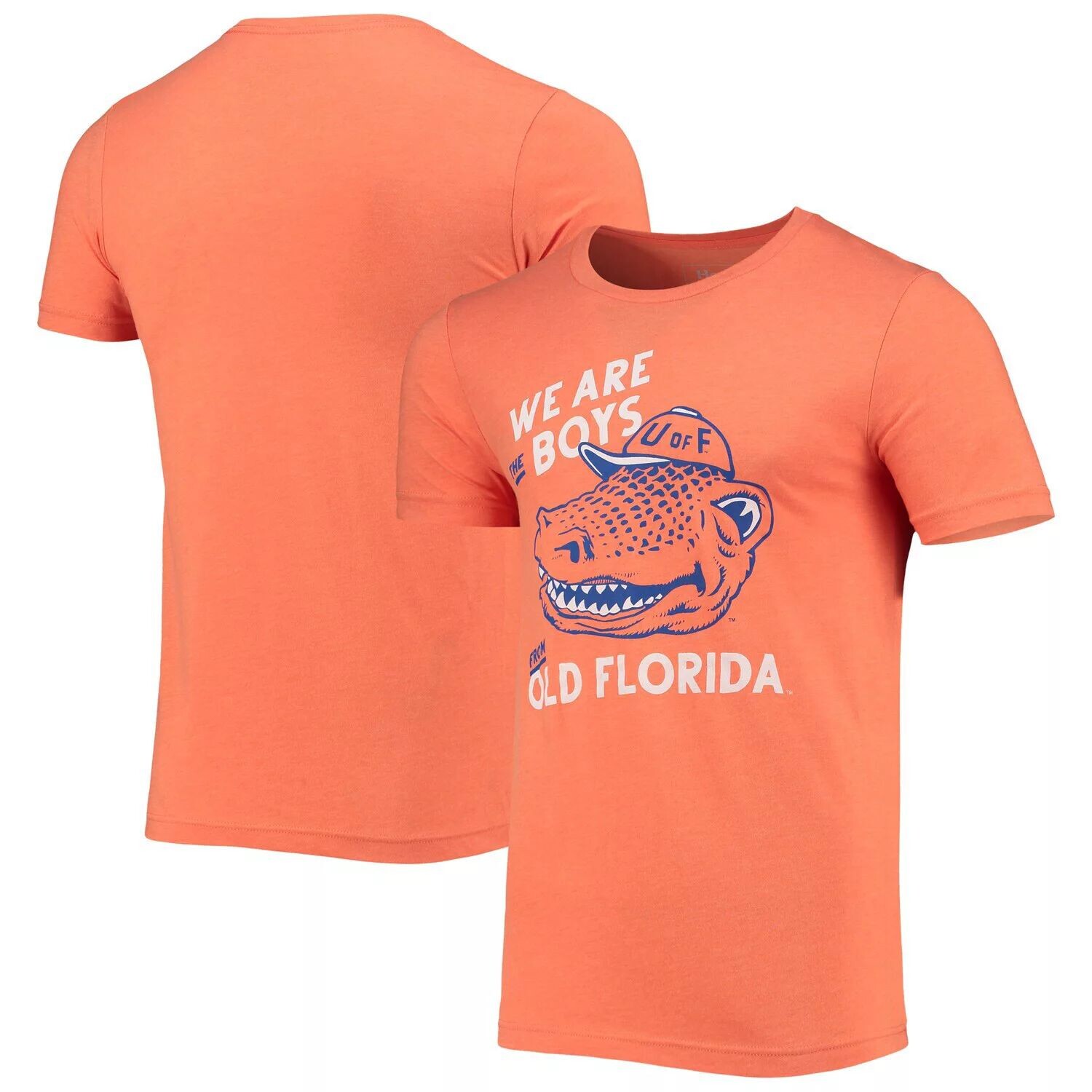 

Мужская футболка Homefield Heathered Orange Florida Gators Vintage Logo
