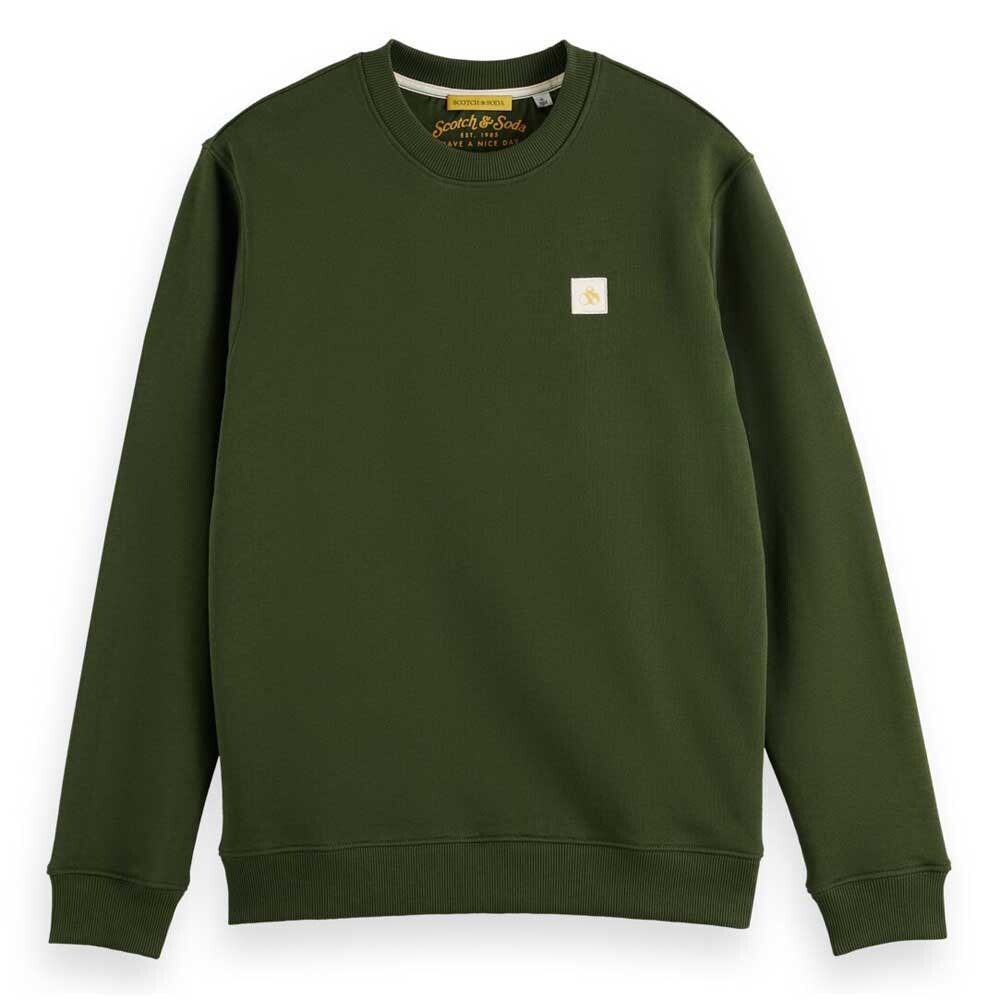 

Толстовка Scotch & Soda Essentials Logo Badge, зеленый