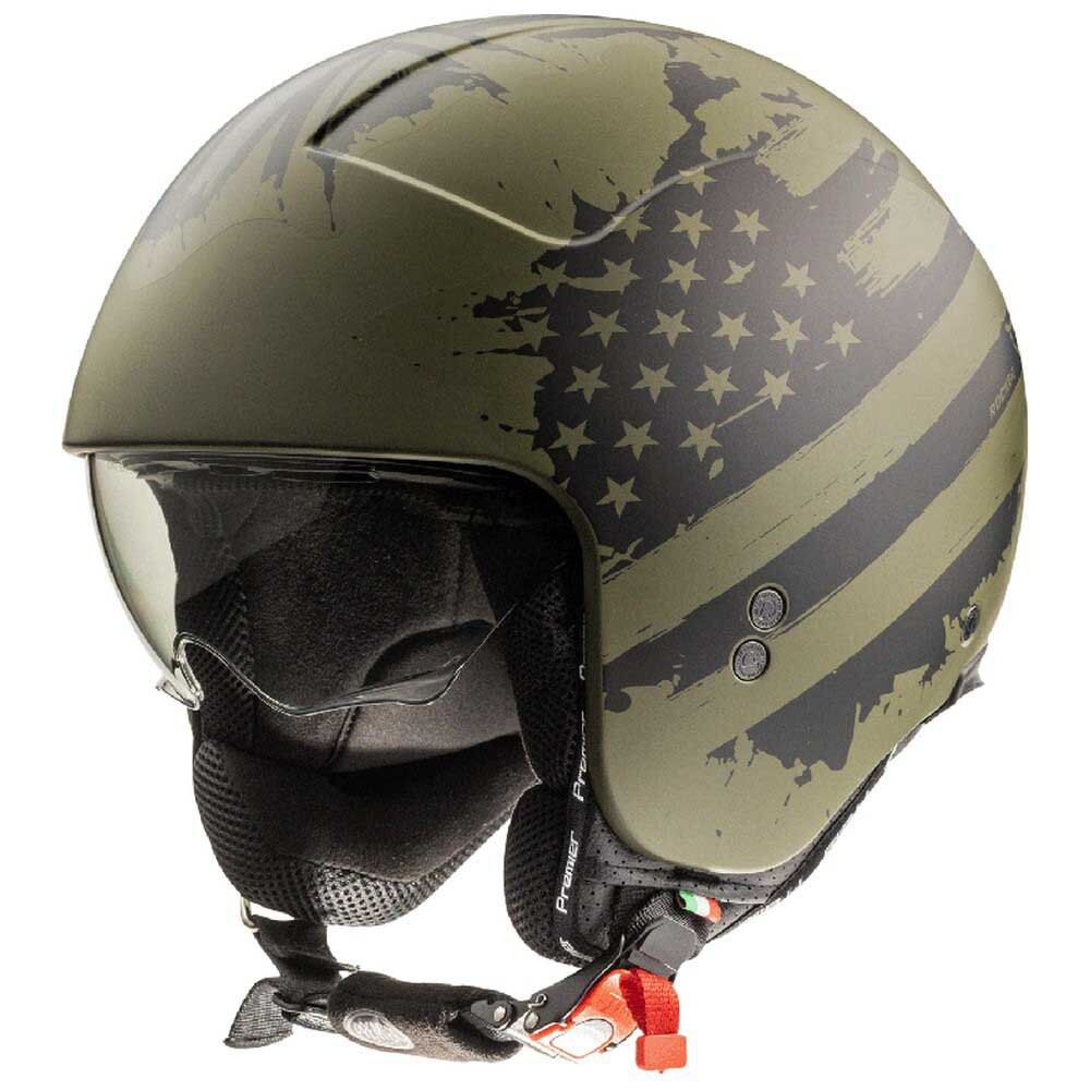 

Открытый шлем Premier Helmets Rocker AM Military BM, зеленый