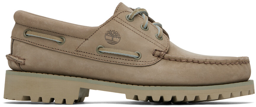 

Аутентичные топсайдеры темно-серого цвета Timberland