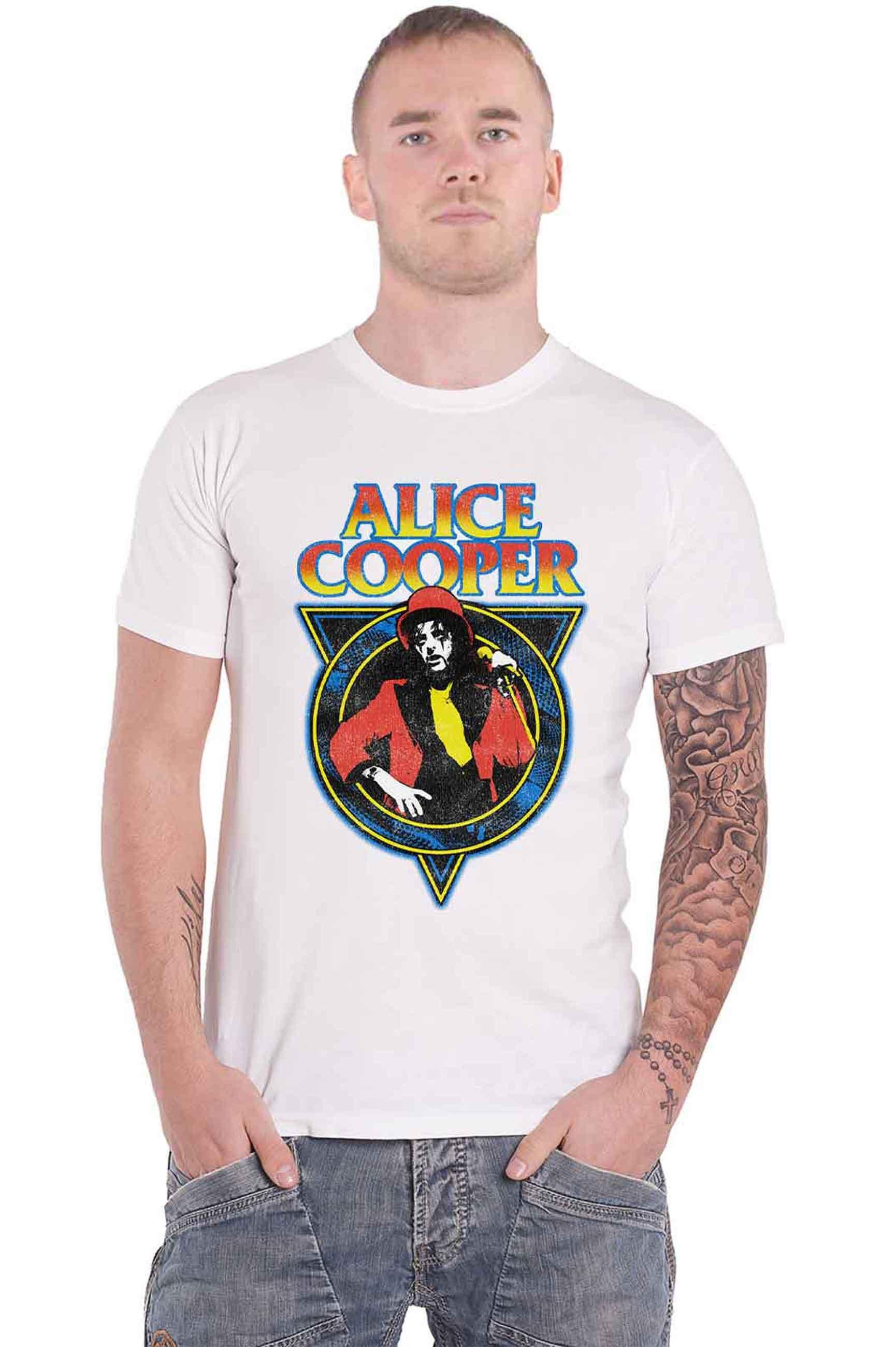 Футболка из змеиной кожи Alice Cooper, белый alice cooper alice cooper greatest hits