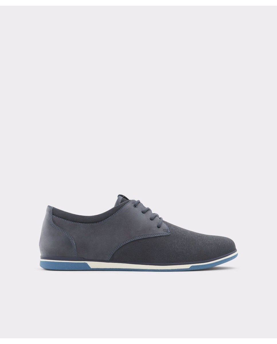 Мужские кроссовки темно-синего цвета с контрастной подошвой Aldo, темно-синий