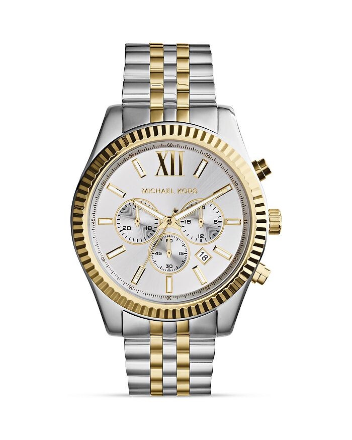 

Двухцветные часы Lexington, 45 мм Michael Kors
