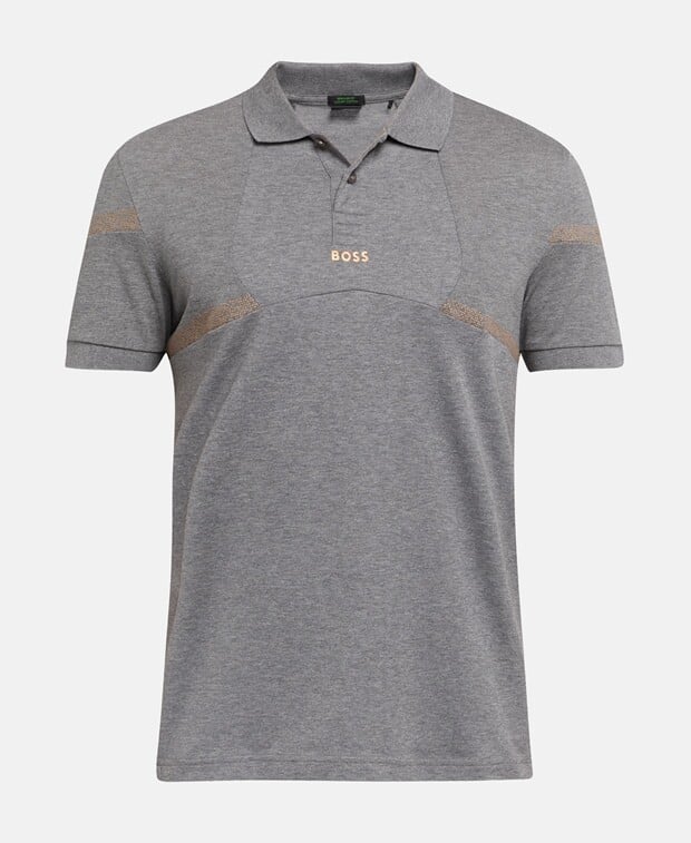 

Рубашка поло Boss Green, цвет Medium Grey