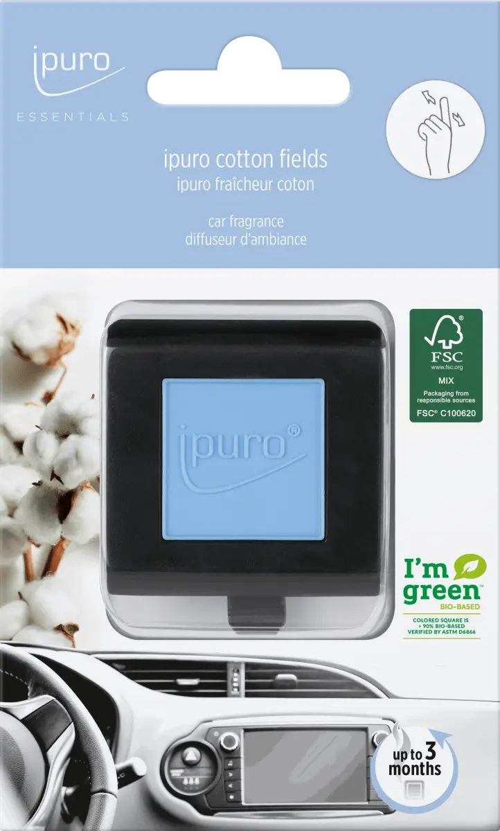 

Освежитель воздуха Car Line Cotton Fields 1 шт. ipuro