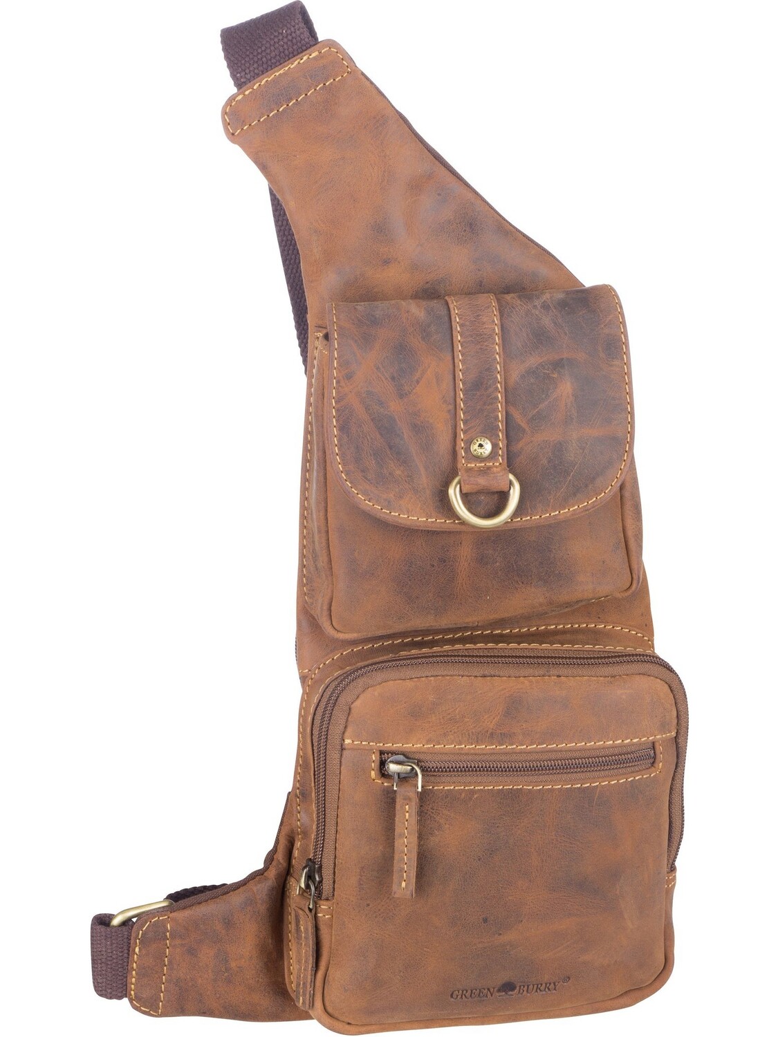 

Рюкзак Greenburry/Backpack Vintage 1612, коричневый