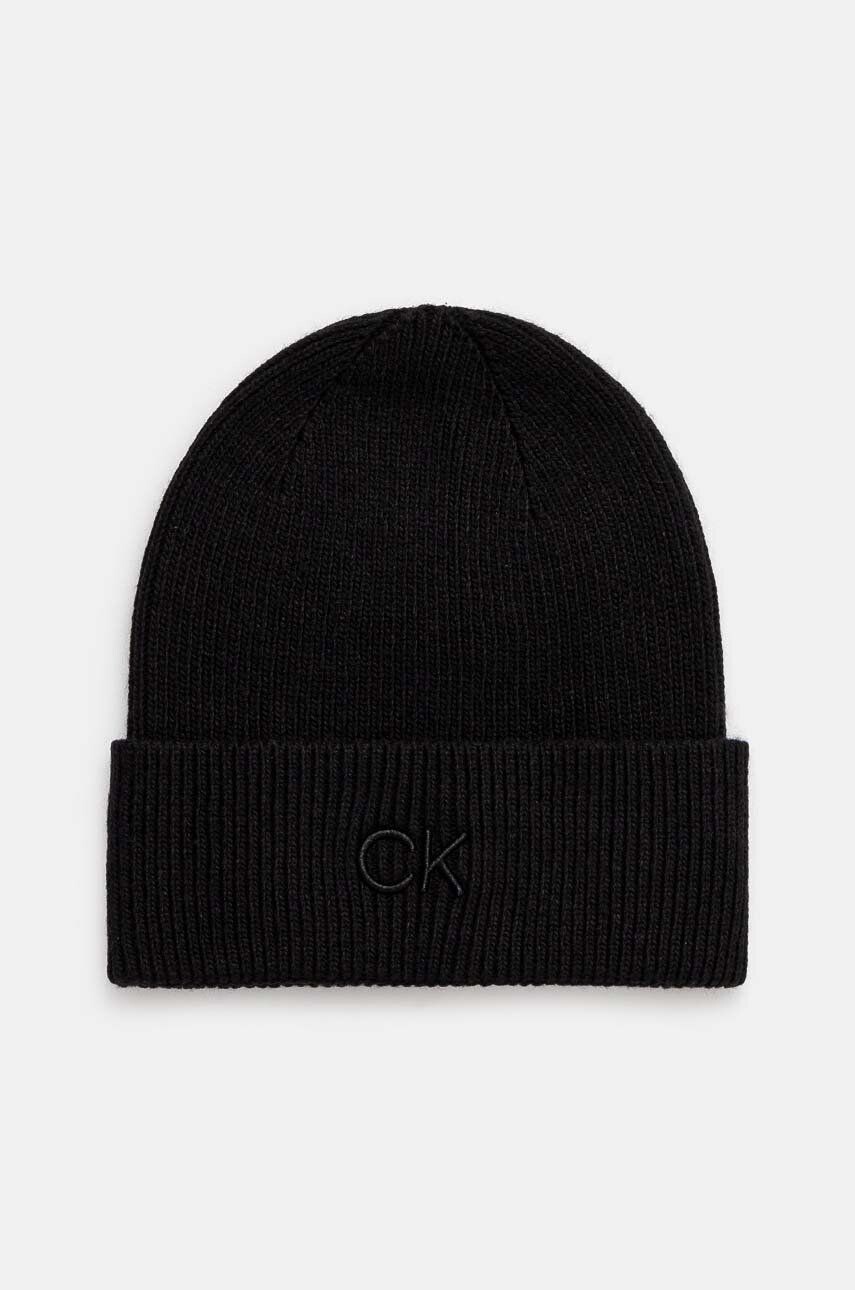 

Кепка из смесовой шерсти Calvin Klein, черный
