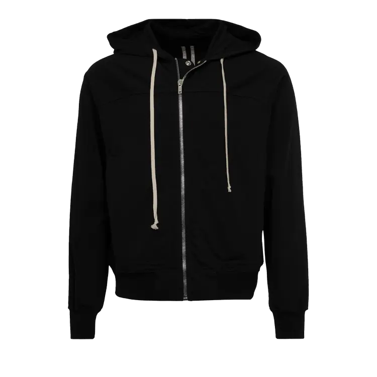 

Худи Rick Owens Zip Drawstring 'Black', черный