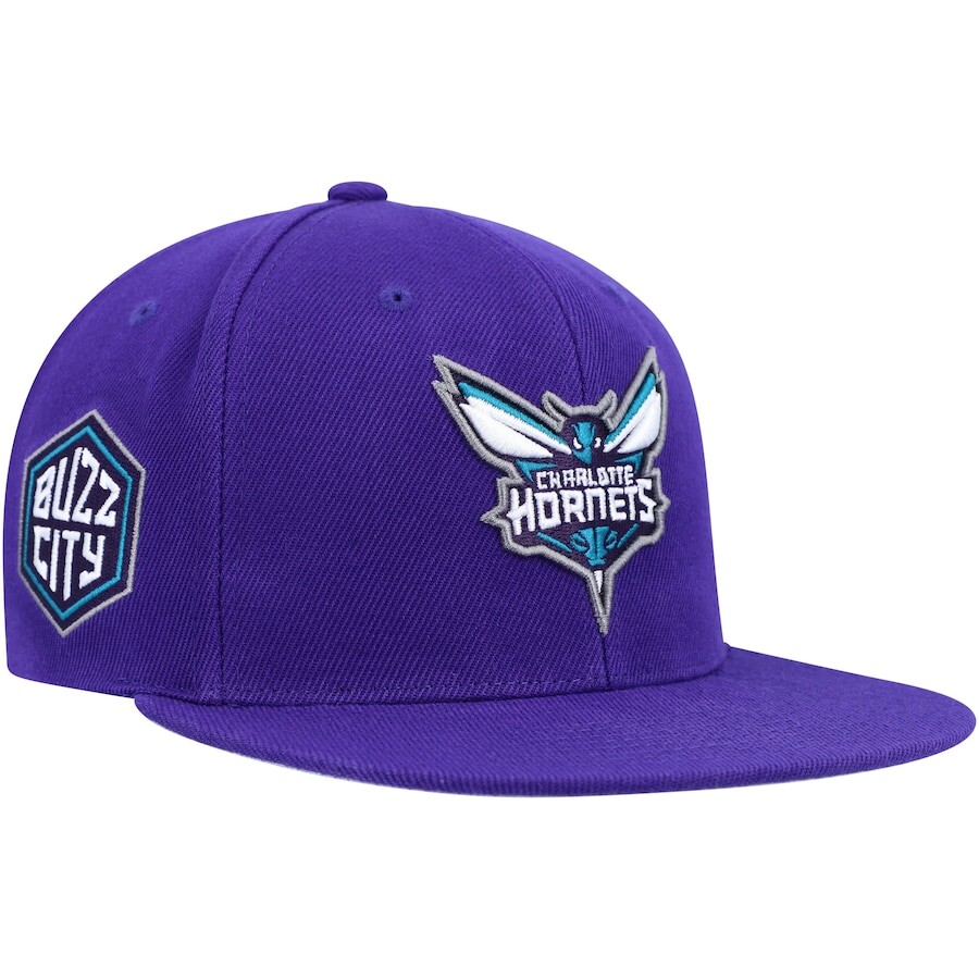 

Бейсболка Mitchell & Ness Charlotte Hornets, фиолетовый