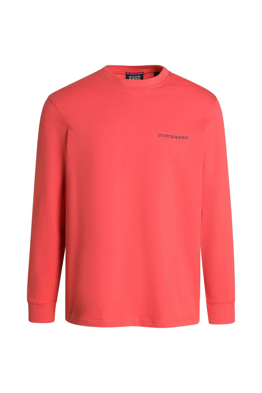 

Лонгслив коралловый унисекс Scotch & Soda