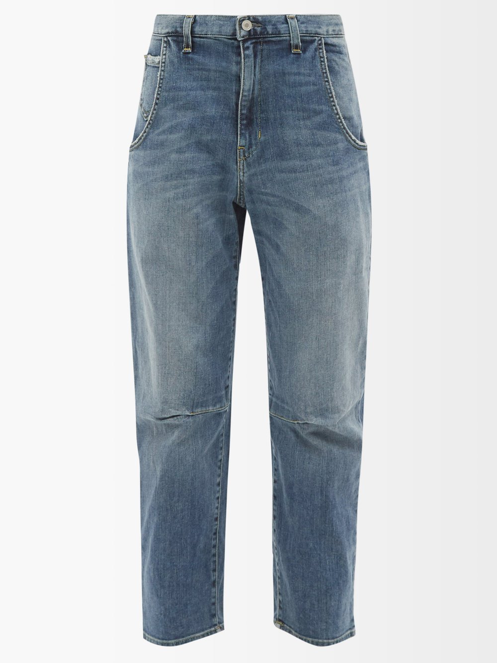 Джинсы широкого кроя emerson Nili Lotan, синий женские рваные джинсы уличные джинсы с высокой талией мешковатые джинсы с широкими штанинами брюки в стиле хип хоп y2k синие модные джинсы