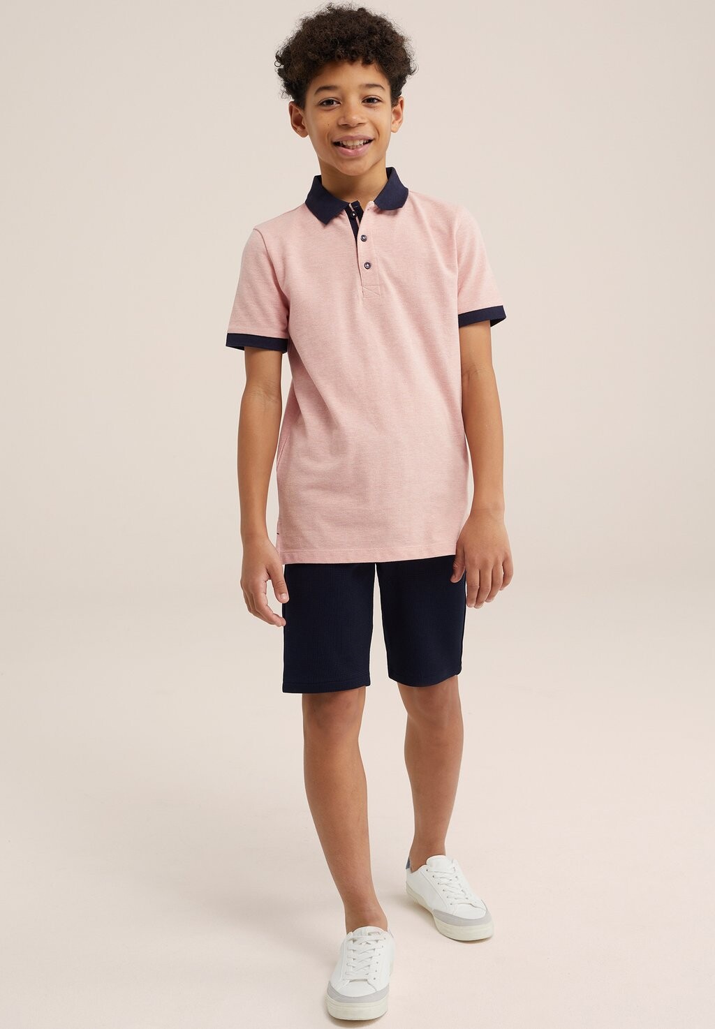

Рубашка-поло WE Fashion, цвет pink