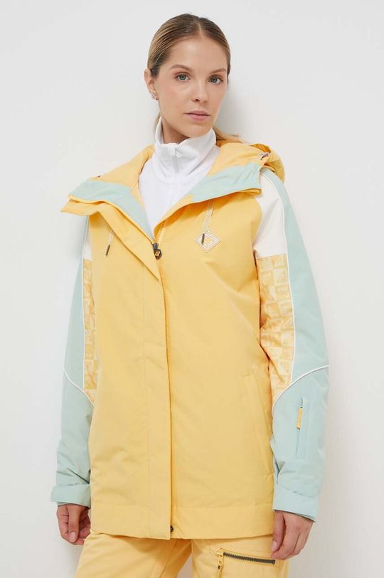 Куртка Хайридж Roxy, желтый куртка roxy размер m желтый