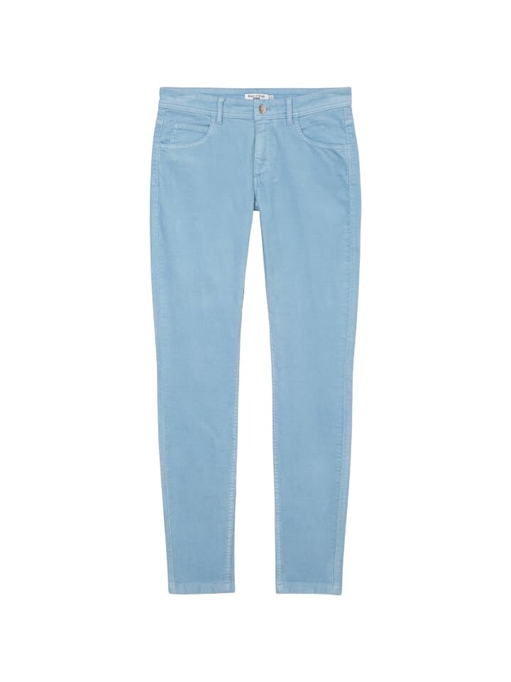 

Тканевые брюки Marc O'Polo DENIM Model Alva slim, цвет petrol blue