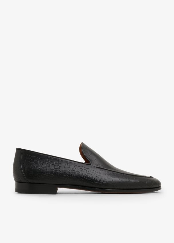 

Лоферы Magnanni Alligator Effect-Leather, черный