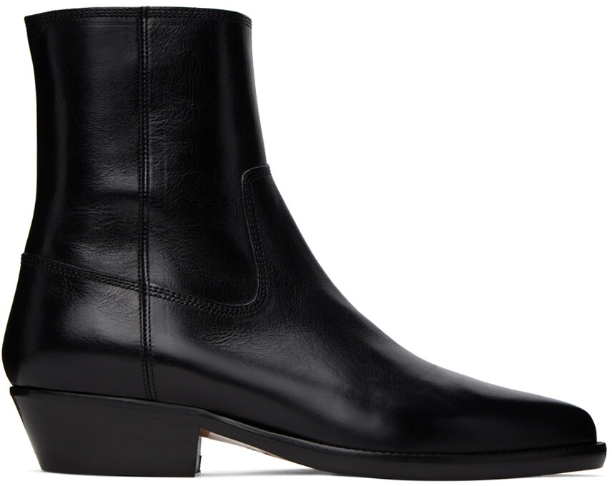 

Черные ботинки окуни Isabel Marant