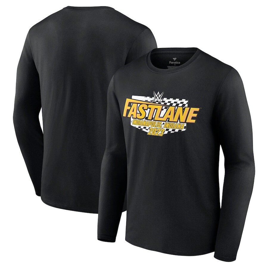 

Футболка с длинным рукавом Fanatics Branded Wwe Merchandise, черный