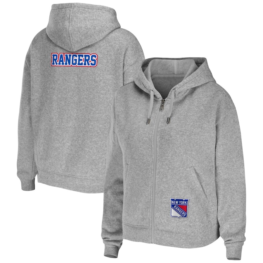 

Толстовка на молнии WEAR by Erin Andrews New York Rangers, серый